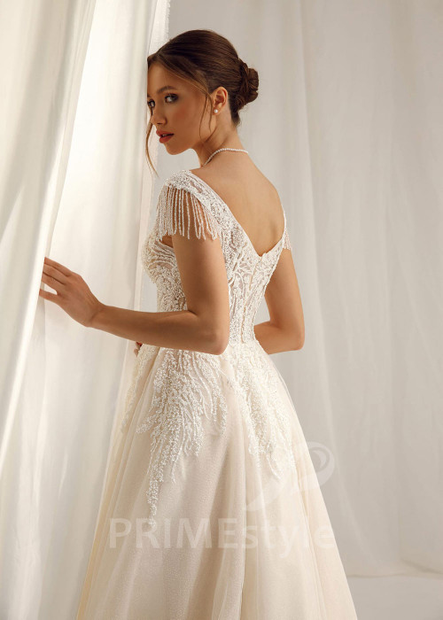 Luxusné princeznovské svadobné šaty Delia