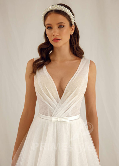 Jednoduché minimalistické svadobné šaty Kaylee - primestyle.sk