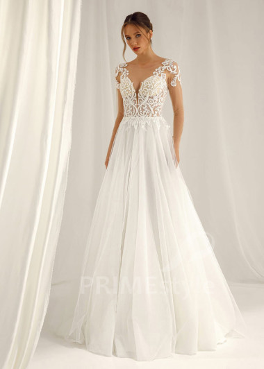 Elegantné tylové svadobné šaty Liza