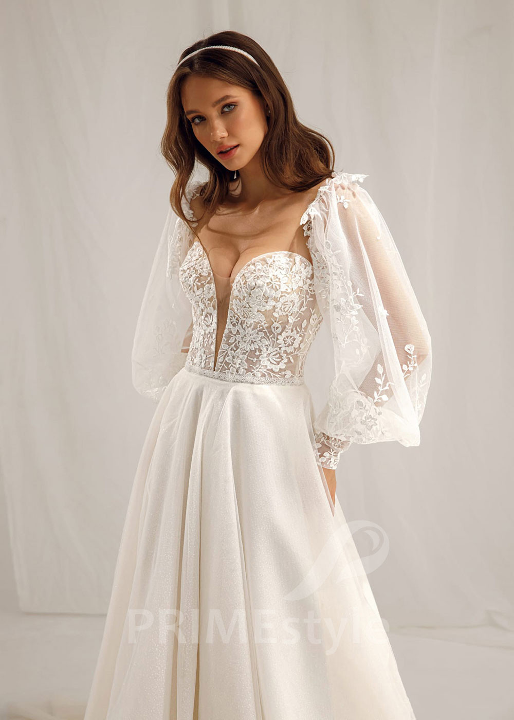 Luxusné čipkované svadobné šaty Megan