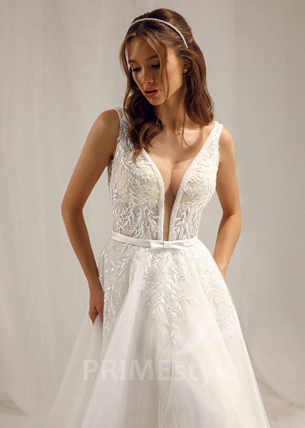 Luxusné čipkované svadobné šaty Mira