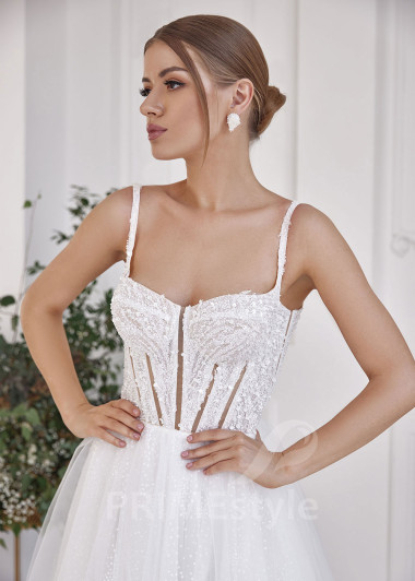Elegantné tylové svadobné šaty RS803 - primestyle.sk