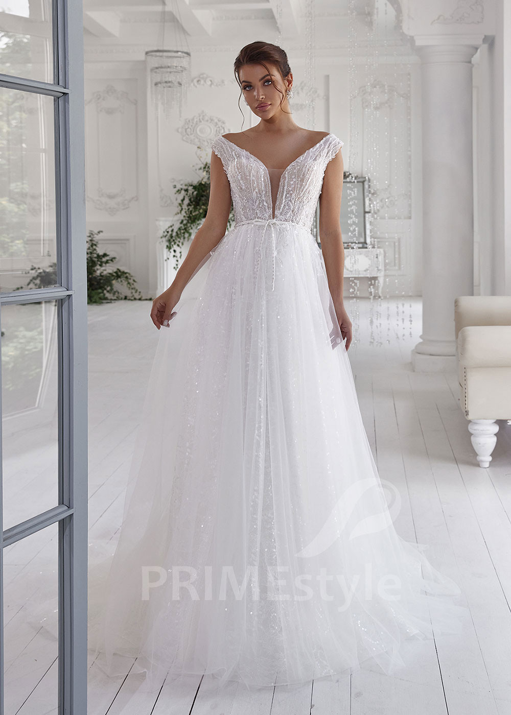 Luxusné princeznovské svadobné šaty RS806