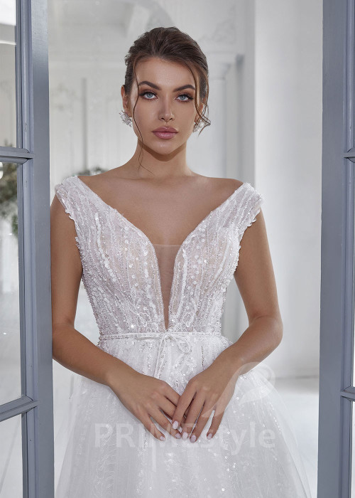 Luxusné princeznovské svadobné šaty RS806