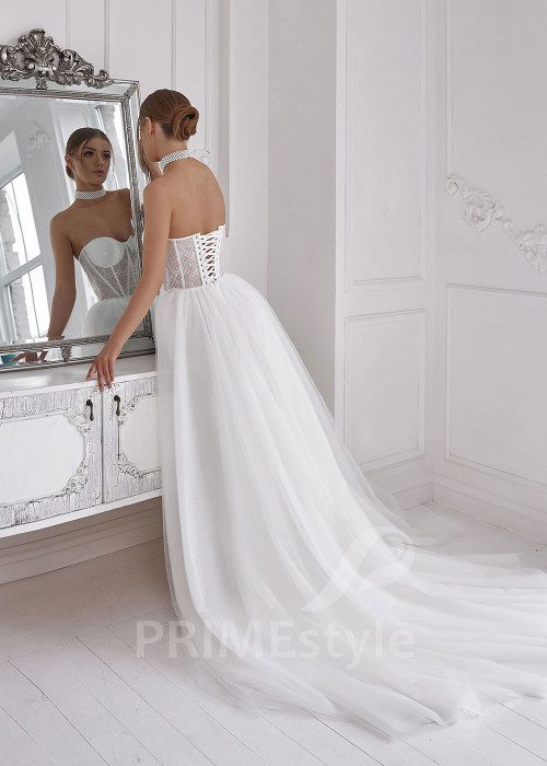 Luxusné tylové svadobné šaty RS809