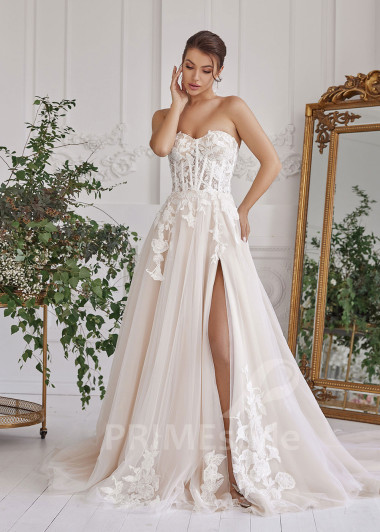 Luxusné extravagantné svadobné šaty RS812 - primestyle.sk