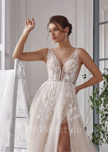 Luxusné extravagantné svadobné šaty RS816 - primestyle.sk