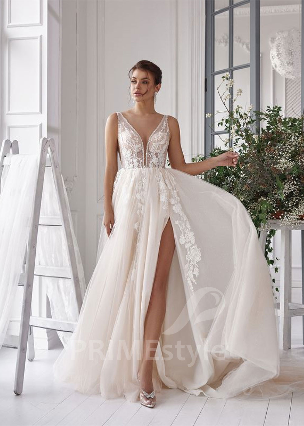 Luxusné extravagantné svadobné šaty RS816