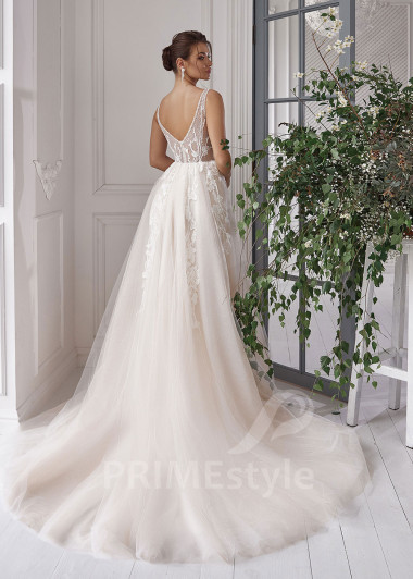 Luxusné extravagantné svadobné šaty RS816 - primestyle.sk