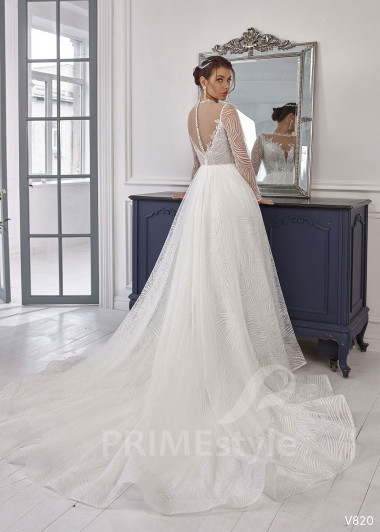 Luxusné tylové svadobné šaty RS820 - primestyle.sk