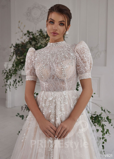 Luxusné princeznovské svadobné šaty RS821 - primestyle.sk