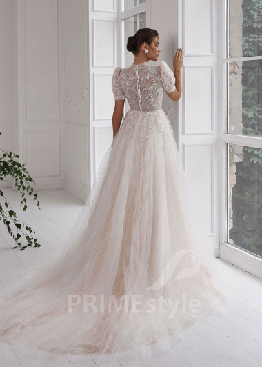 Luxusné princeznovské svadobné šaty RS821 - primestyle.sk