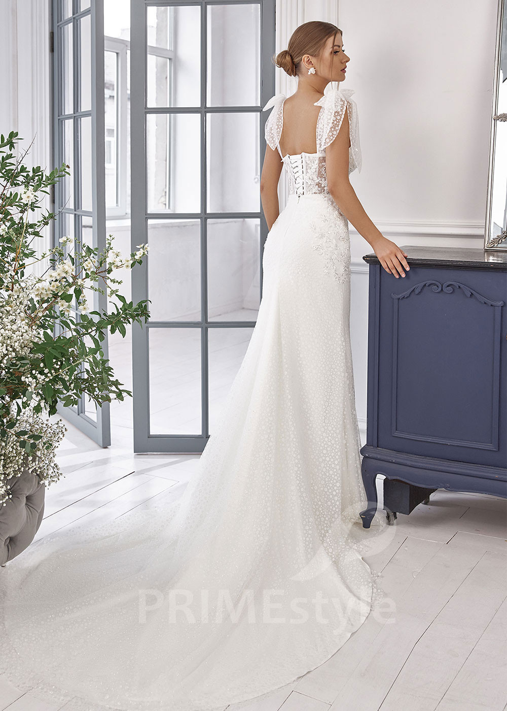 Extravagantné sexy svadobné šaty RS824