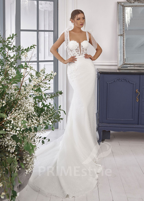 Extravagantné sexy svadobné šaty RS824