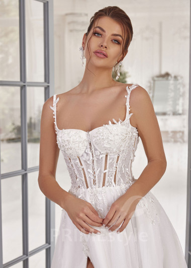 Extravagantné sexy svadobné šaty RS826 - primestyle.sk