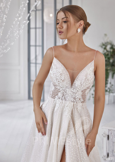 Extravagantné tylové svadobné šaty RS831 - primestyle.sk