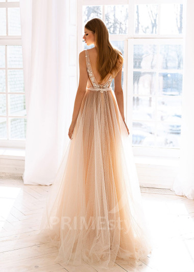 Extravagantné sexy svadobné šaty BS007 - primestyle.sk