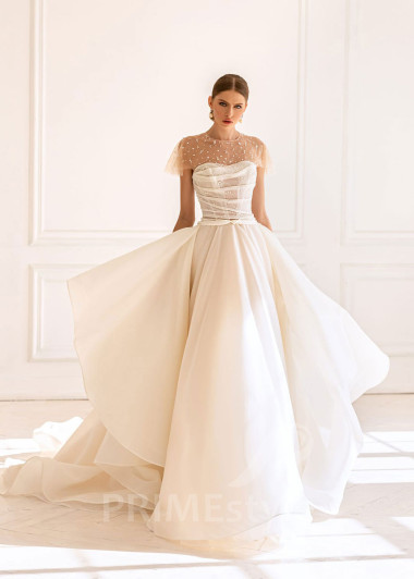 Luxusné extravagantné svadobné šaty BS012 - primestyle.sk