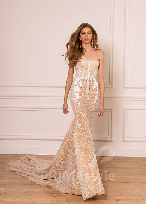 Luxusné extravagantné svadobné šaty BS020