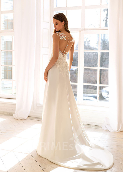 Extravagantné sexy svadobné šaty BS033