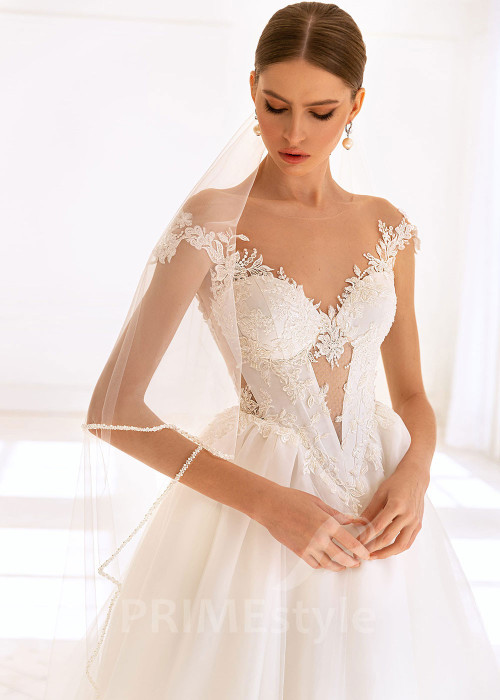 Luxusné princeznovské svadobné šaty BS046