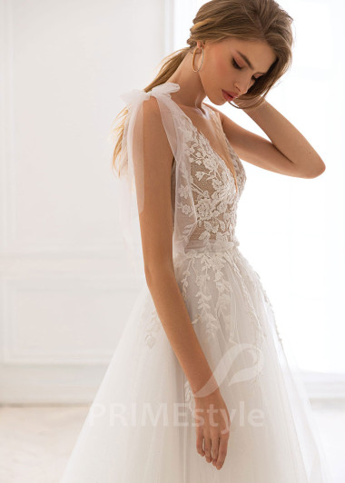 Elegantné minimalistické svadobné šaty BS050 - primestyle.sk