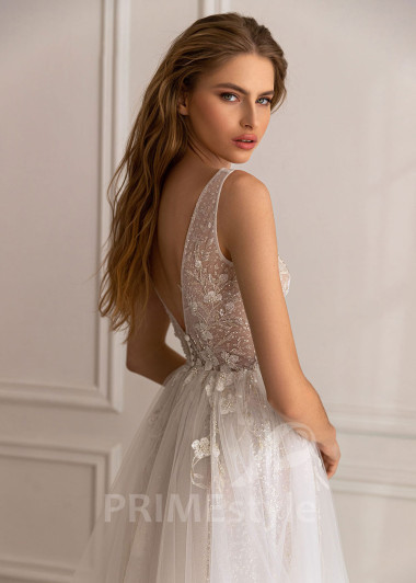 Elegantné tylové svadobné šaty BS053 - primestyle.sk