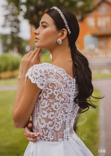 Elegantné minimalistické svadobné šaty RC2008 - primestyle.sk