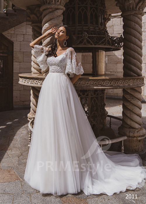 Luxusné romantické svadobné šaty RC2011