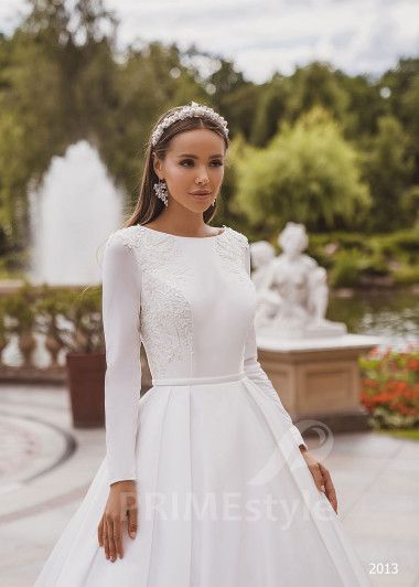 Elegantné minimalistické svadobné šaty RC2013 - primestyle.sk