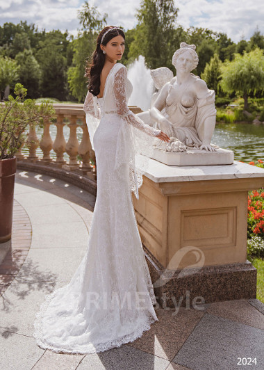 Luxusné celočipkované svadobné šaty RC2024 - primestyle.sk