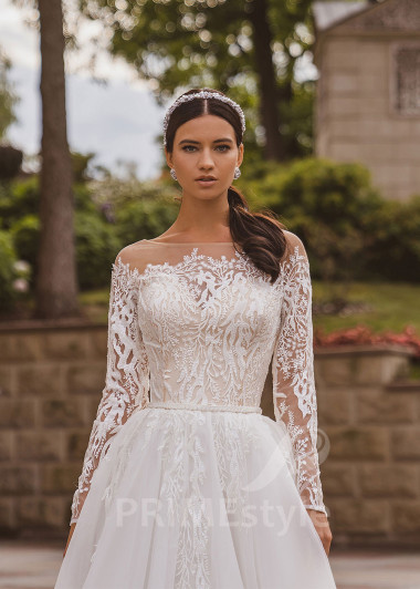 Luxusné tylové svadobné šaty RC2027 - primestyle.sk