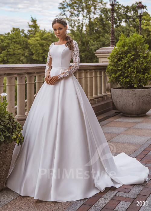 Elegantné minimalistické svadobné šaty RC2030