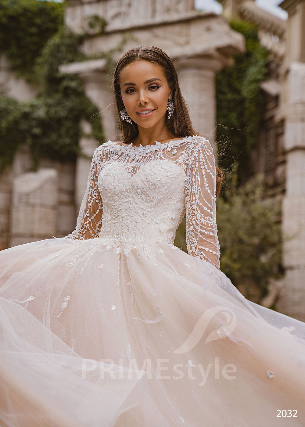 Luxusné princeznovské svadobné šaty RC2032