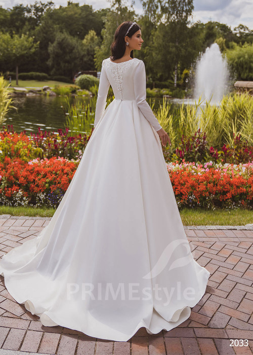 Elegantné minimalistické svadobné šaty RC2033