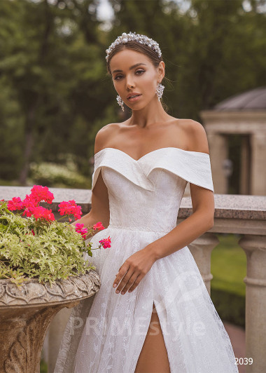 Luxusné trblietavé svadobné šaty RC2039 - primestyle.sk