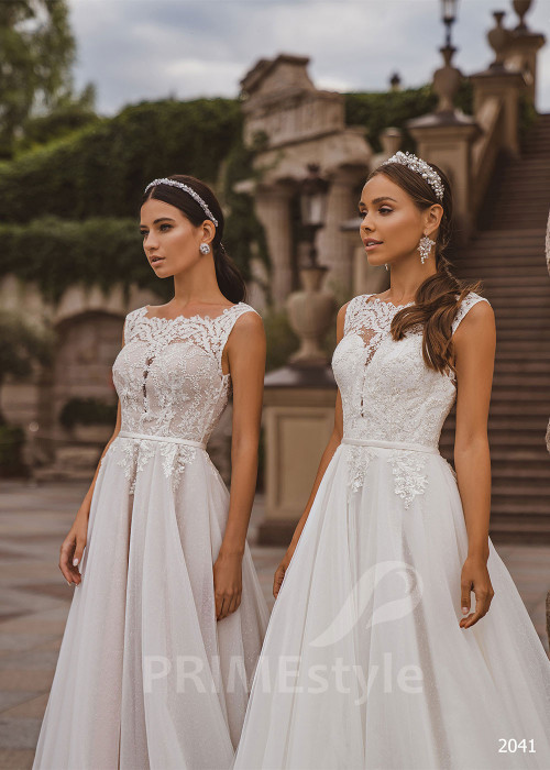 Elegantné tylové svadobné šaty RC2041