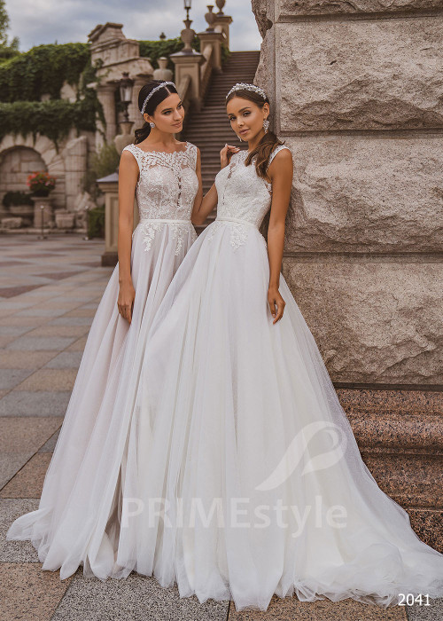 Elegantné tylové svadobné šaty RC2041