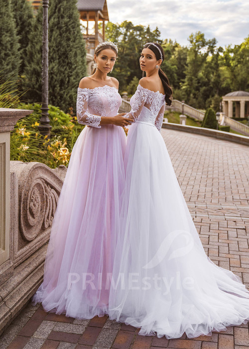 Jednoduché princeznovské svadobné šaty RC2042