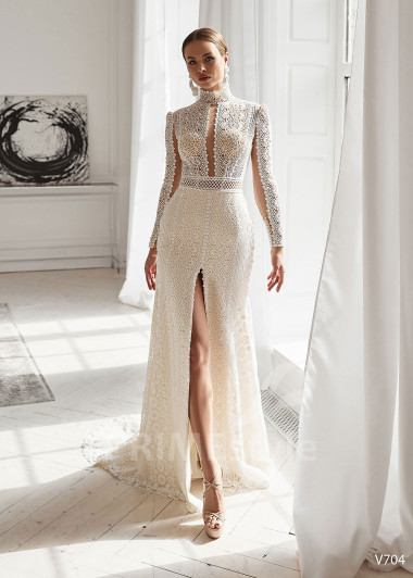 Luxusné boho svadobné šaty RS704