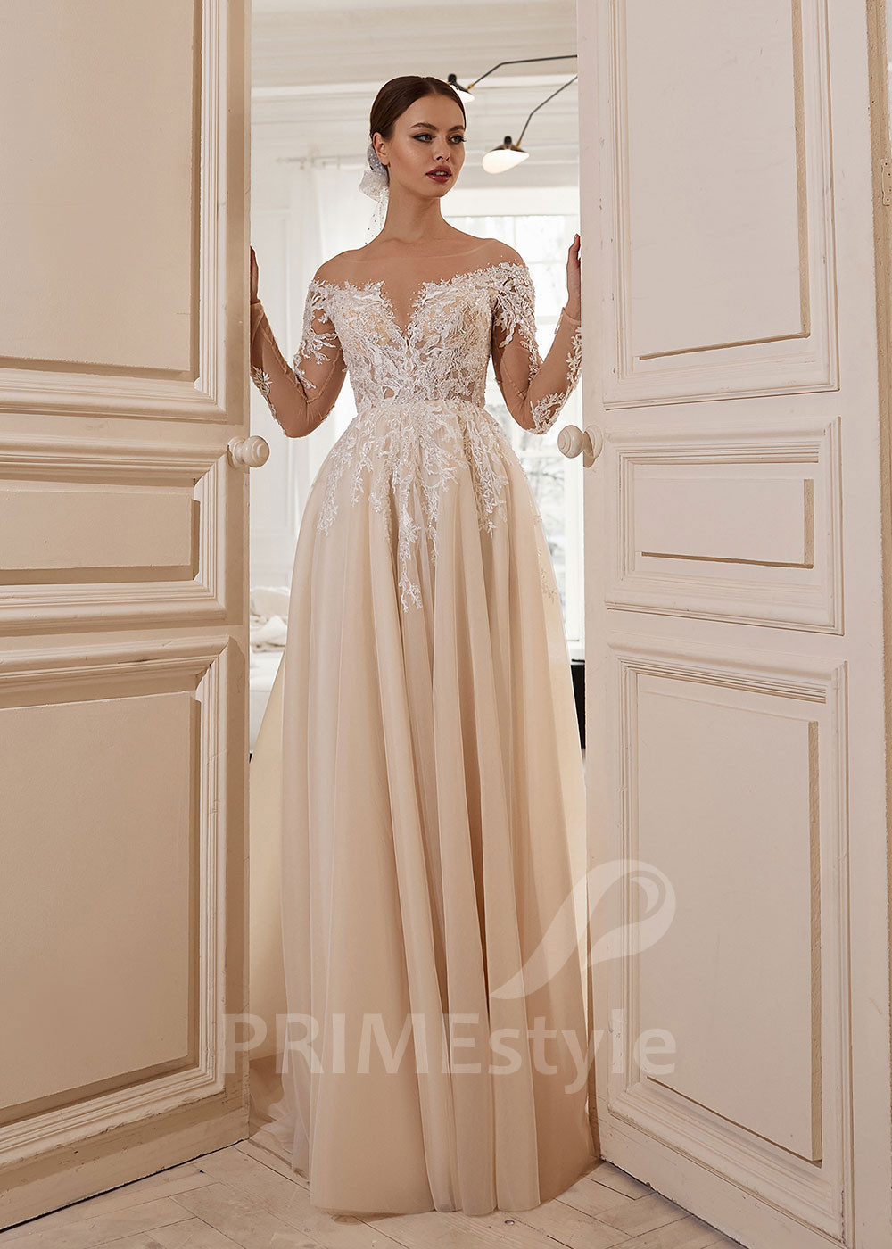 Luxusné princeznovské svadobné šaty RS719