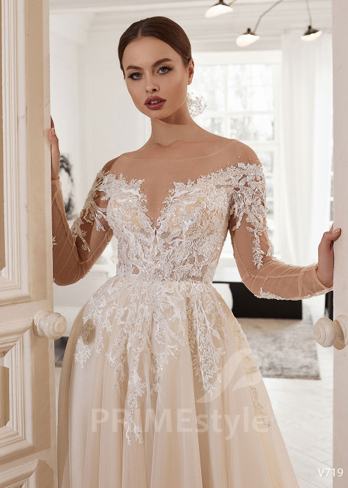 Luxusné princeznovské svadobné šaty RS719