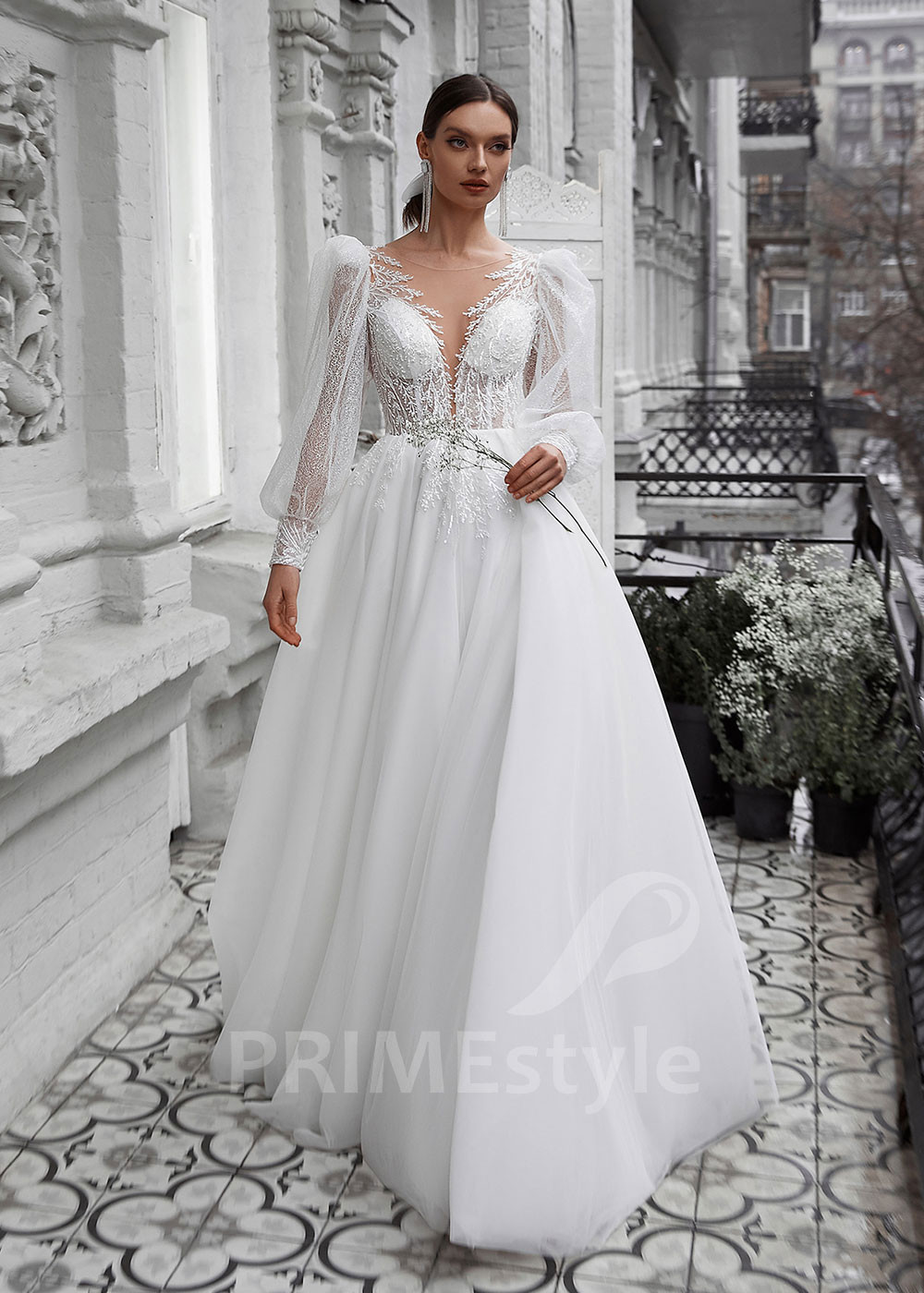 Luxusné princeznovské svadobné šaty RS731