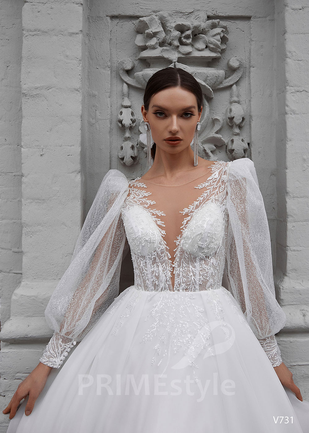 Luxusné princeznovské svadobné šaty RS731