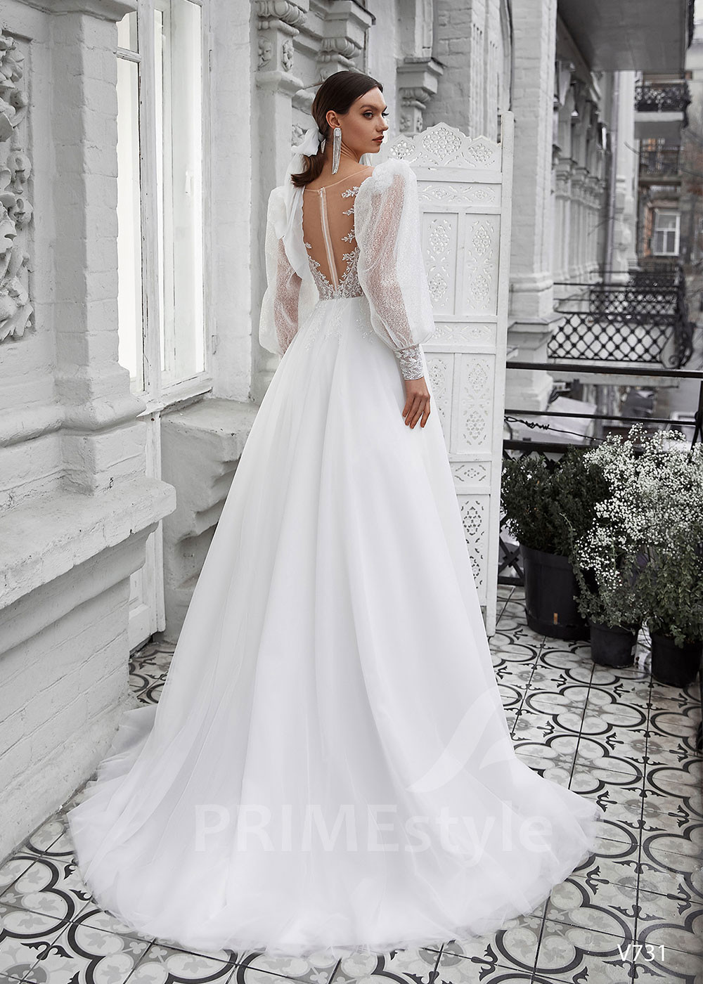 Luxusné princeznovské svadobné šaty RS731