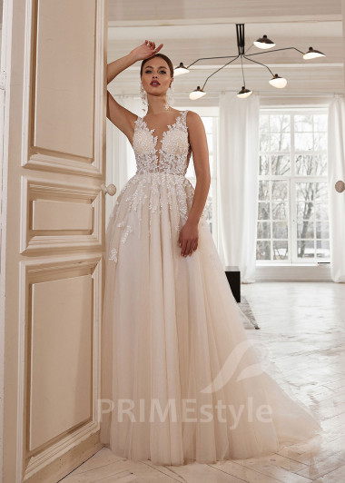 Exkluzívne princeznovské svadobné šaty RS734