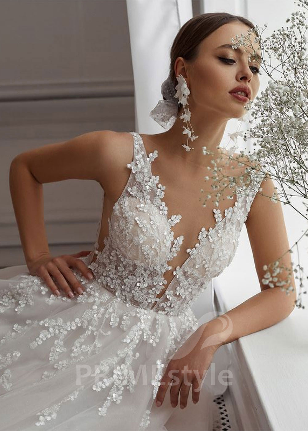 Exkluzívne princeznovské svadobné šaty RS734