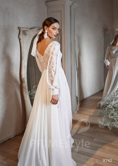 Exkluzívne boho svadobné šaty RS742 - primestyle.sk