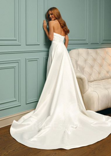 Jednoduché minimalistické svadobné šaty Gina  - primestyle.sk