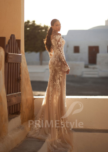 Luxusné celokrajkovésvadobné šaty SN003